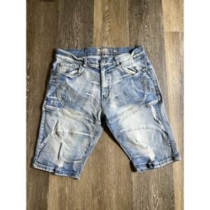 Another hype piece size 36 Blue denim shorts with a streetwear vibe